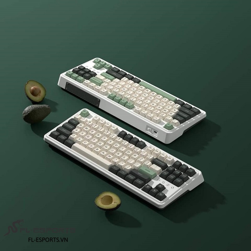 Bàn Phím Cơ không dây FL - Esports CMK87 SAM Tropical Forest - Hàng Chính Hãng