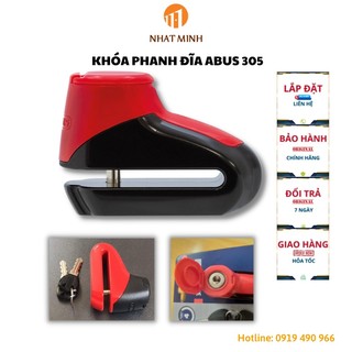 Khóa phanh đĩa xe máy abus 303 dùng chìa nhỏ gọn dễ sử dụng dễ mang theo