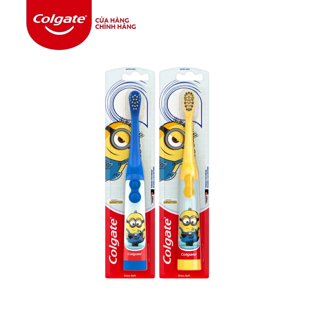 HB Gift Bàn chải đánh răng điện Colgate Sonic Minion dành cho trẻ em công