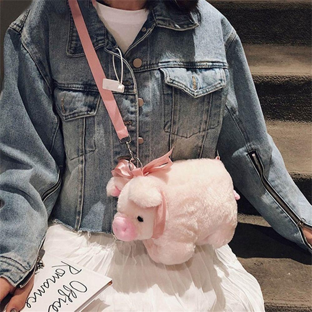 Túi Đeo Chéo DARNELL Phủ Lông Mềm Mại Thời Trang Xinh Xắn Cho Nữ