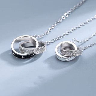 Vòng cổ Mặt Nhẫn Đôi Cho Cặp Đôi