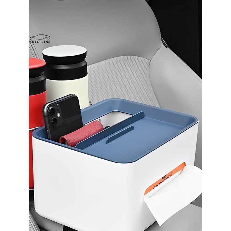 Hộp Đựng Khăn Giấy / Điện Thoại / Chìa Khóa Xe Hơi Có Thể Gập Lại Tiện Dụng Cho SHOPCYC5711