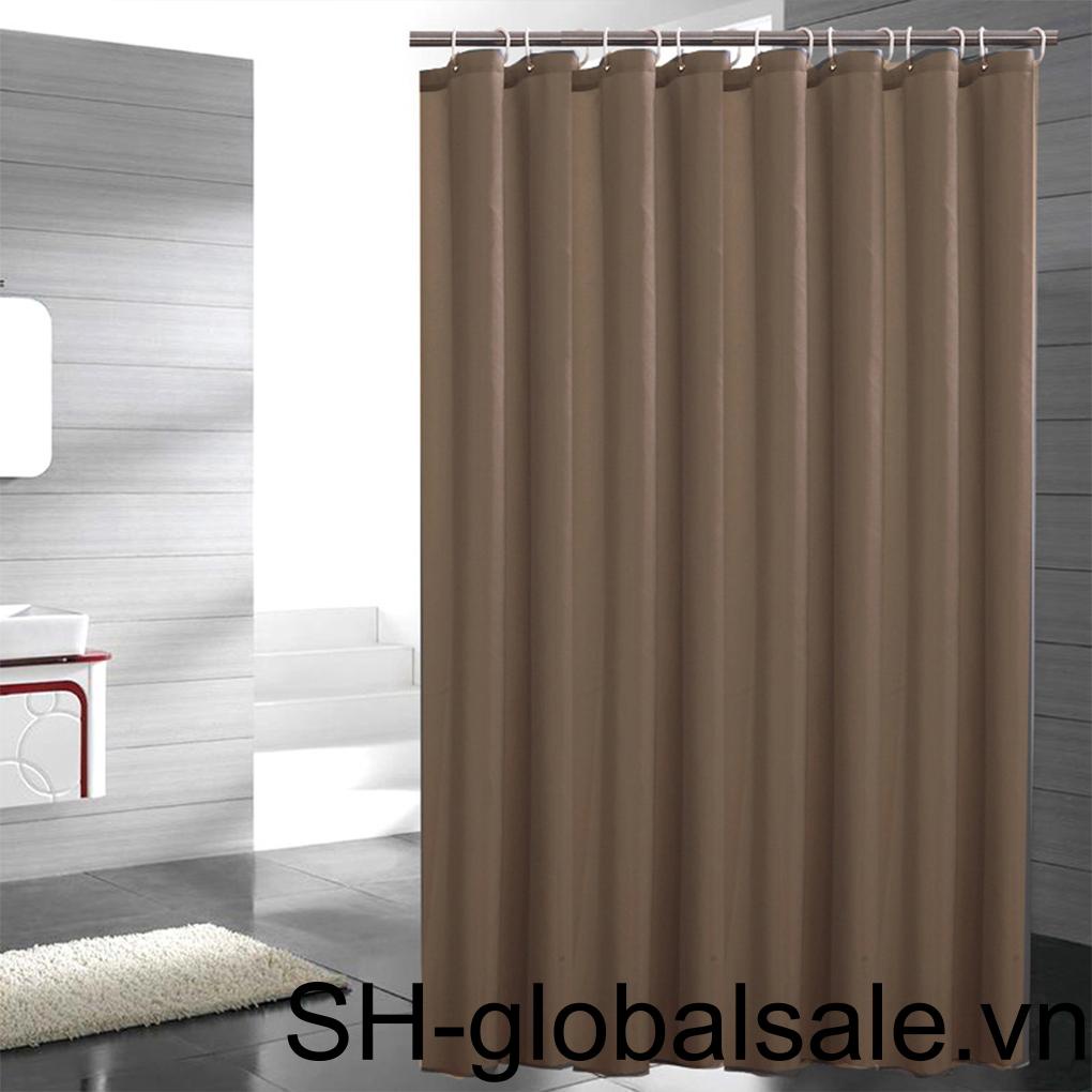 Rèm Treo Phòng Tắm Màu Trơn Chất Liệu Polyester Kích Thước 90x180cm ...