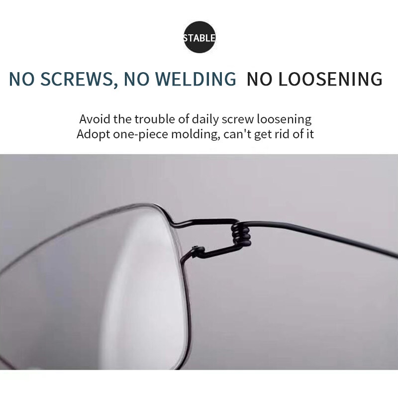 Kính Đọc Sách Không Gọng Siêu Nhẹ Siêu Co Giãn Chống Bức Xạ Thời Trang Cho Nam Và Nữ