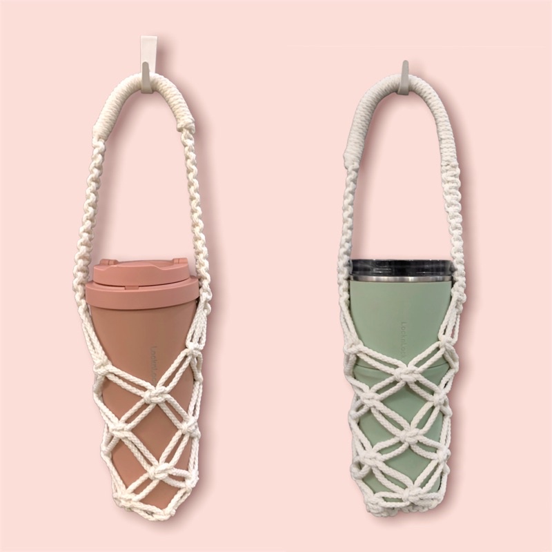 Túi đan handmade Macrame đựng bình nước | BigBuy360 - bigbuy360.vn