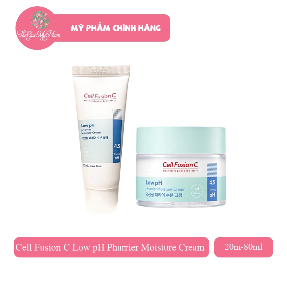 Kem Cấp Ẩm Phục Hồi Da Cell Fusion C Low pH Pharrier Moisture Cream (20ml)