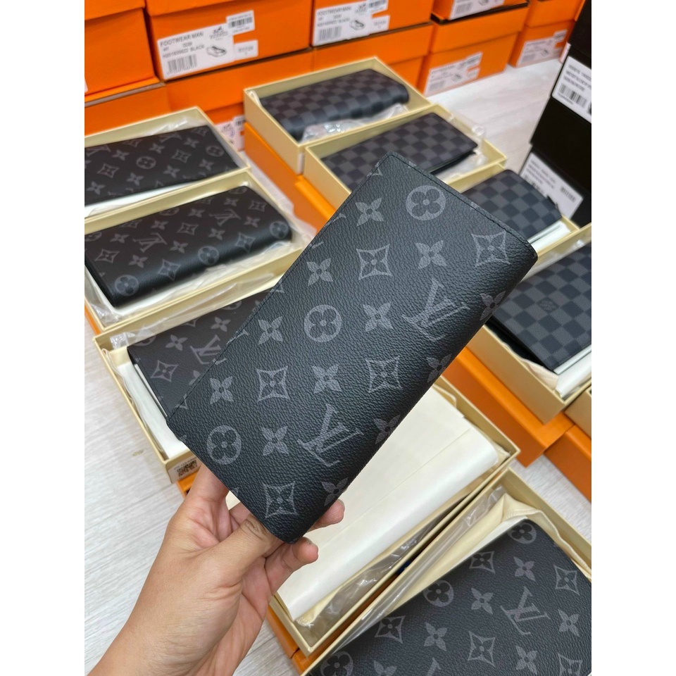 Ví dài nam nữ cầm tay LV gập thời trang cao cấp