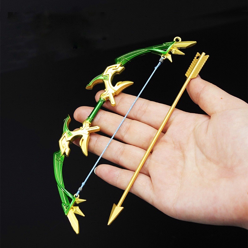 Mô hình Cung trong Genshin Impact Cao Cấp Dài 17cm bằng Kim Loại Mô hình trưng bày trang trí