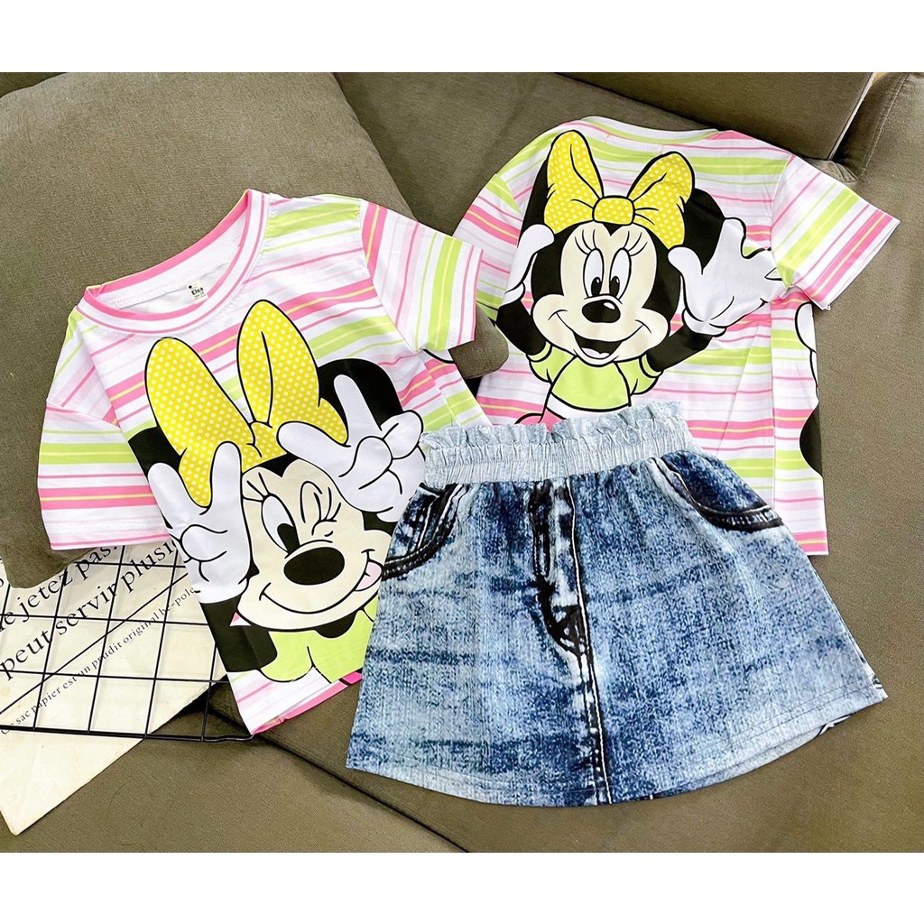 Váy bé gái 8-40Kg chất liệu thun mềm mịn thoáng mát in hình 3D được các bé gái yêu thích HOT TREND 2022.QVBG24_29