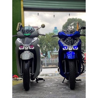 Bộ bi led 2 bi cho xe honda sh đầy đủ choá và bi về cắm giắc