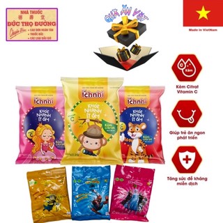 Kẹo dẻo Tăng Sức Đề Kháng Ích Nhi - Bổ sung vitamin C, kẽm củng cố hệ miễn dịch, giúp trẻ ăn ngon, hấp thu tốt