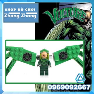 Đồ chơi Xếp hình Vulture phiên bản người nhện Spider man Siêu anh hùng Marvel Minifigures Xinh Xh1062