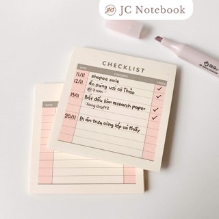 Notepad Planner - Tập Xé Lên Kế Hoạch Checklist