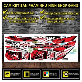 TEM RỜI MIO ULTIMO 2009 SAMURAI ĐỎ ĐEN -
