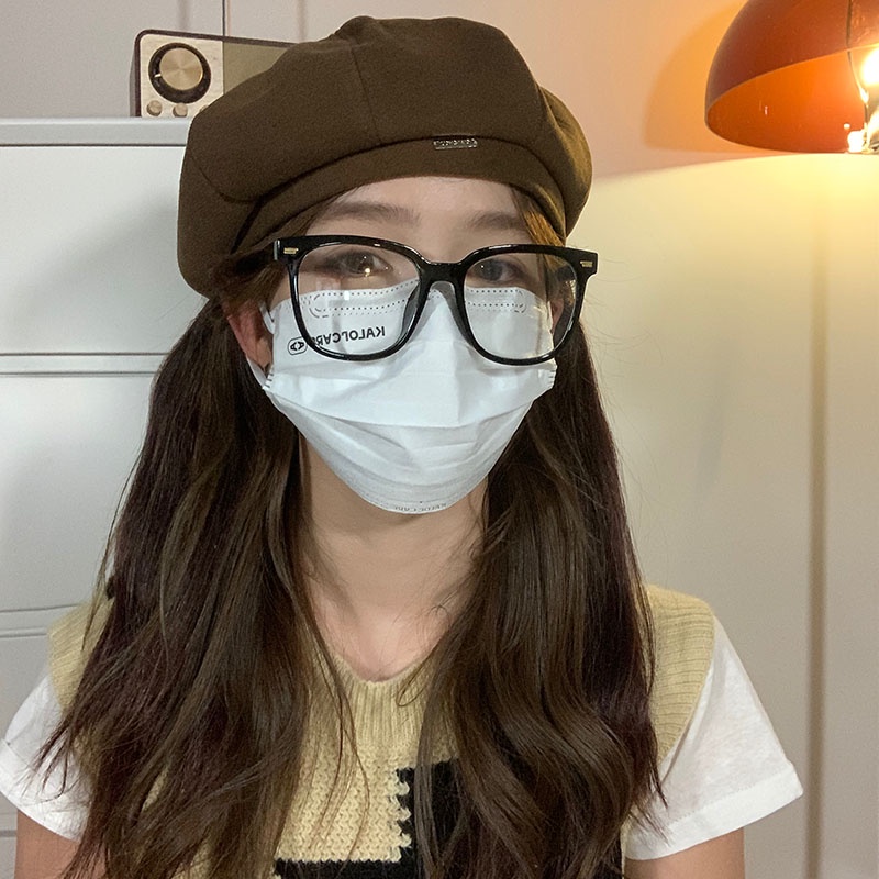 Mũ Beret Màu Đen Phong Cách Hàn Quốc Thời Trang Cho Nữ