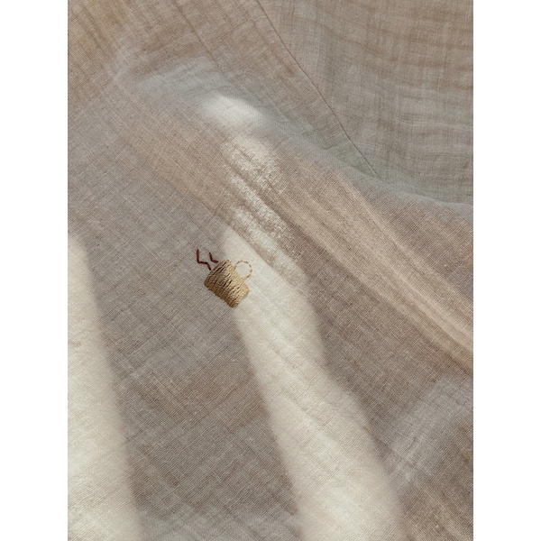 HERS - Đầm babydoll muslin múi tiu