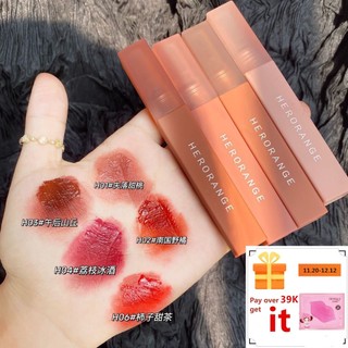 Son lì HERORANGE mềm mịn như nhung chống thấm nước chống khô môi lâu trôi