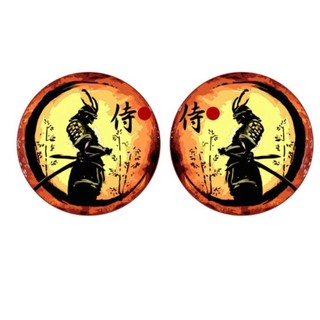 Tem xe decal hình Samurai dán trang trí xe tải, xe ô tô