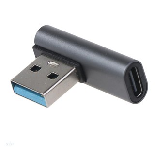 XI Right Angle USB C Extension Adapter USB Type C 10Gbps Male to Female Extender