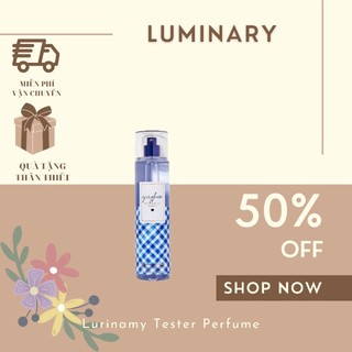 💙 gingham | xịt thơm toàn thân lưu hương mịn da bath & body works