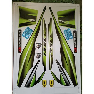 Tem rời ex 2010 135lc xanh non đen