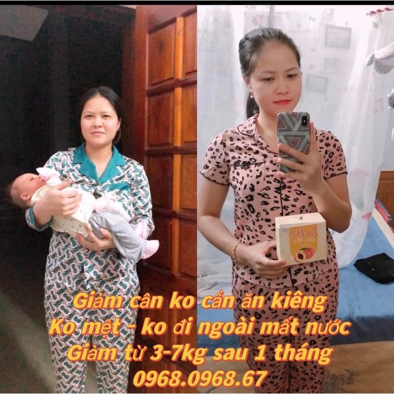 Trà đào detox plus