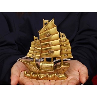 Thuyền buồm mô hình mini bằng đồng mã6817