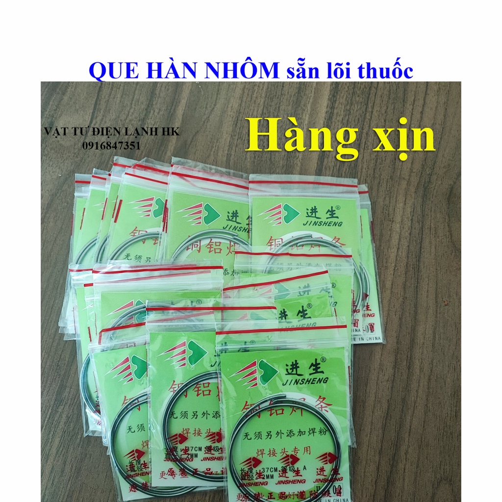 Que hàn nhôm lõi thuốc (LOẠI TỐT) nhẹ lửa