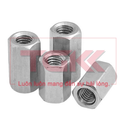 Đai ốc nối mạ kẽm M5-M12