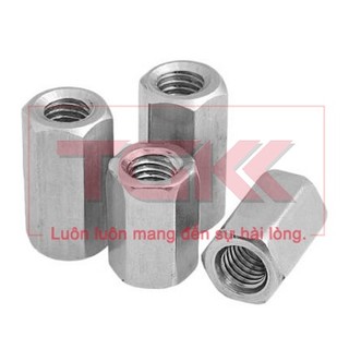 Đai ốc nối mạ kẽm M4-M12