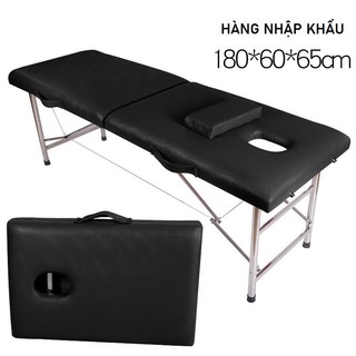 Giường phun xăm spa vali