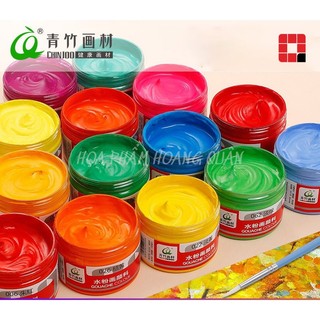 Màu goat / màu gouache / màu bột pha sẵn chinjoo 100ml