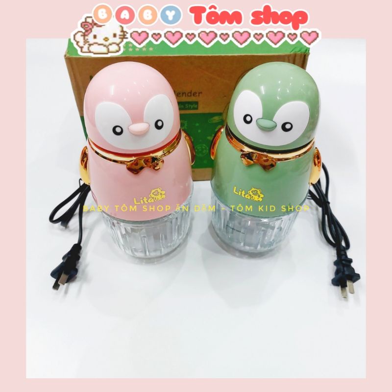 Máy xay đa năng LITA 8 lưỡi dao cho bé ăn dặm,dung tích 300ml, NPP Baby Tôm