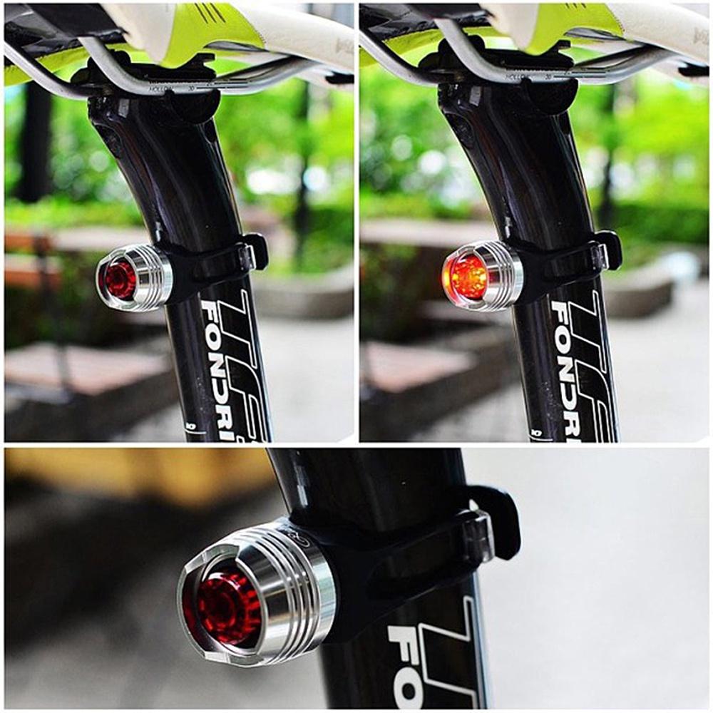 🚴Trong kho🚴1 Chiếc Đường Xe Đạp Đèn LED Flash Xe Đạp Chống Nước Đuôi Xe Đạp Đèn Phía Sau Đi Đêm Đèn Cảnh Báo An Toàn