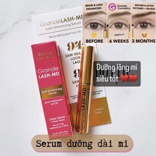 Tinh chất dưỡng mi GRANDE COSMETICS GrandeLASH MD Lash Enhancing Serum 0.7ml