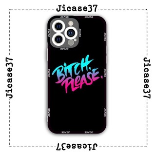 Ốp lưng iphone và samsung xiaomi oppo cạnh vuông Jicase bitch please 