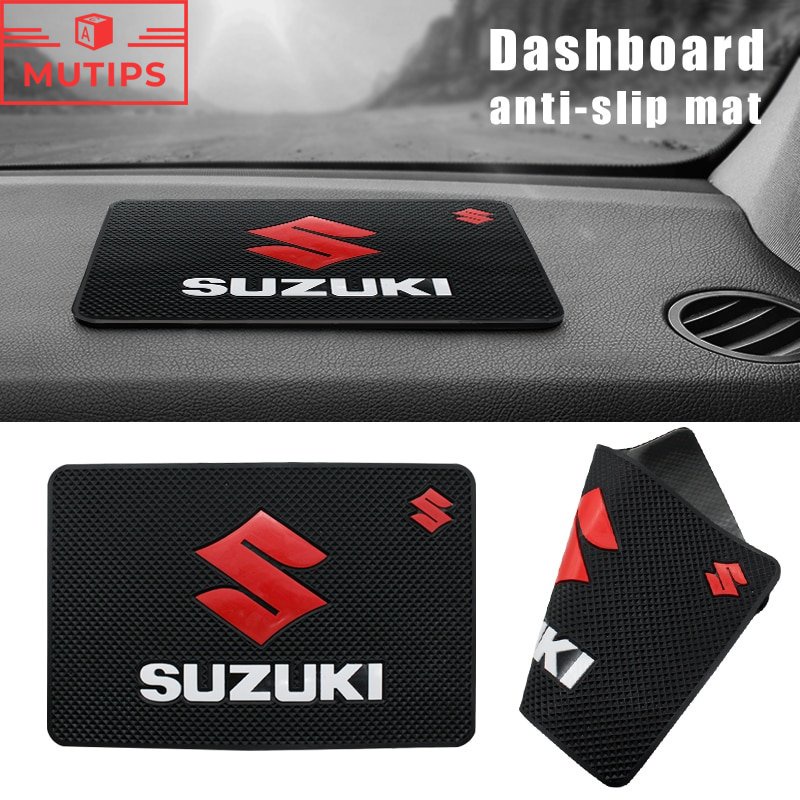 Đệm Cao Su Đỡ Điện Thoại Đa Năng Chống Trượt In Logo Xe Hơi Suzuki XL7 SX4 Jimny ERTIGA Swift Vitara Katana