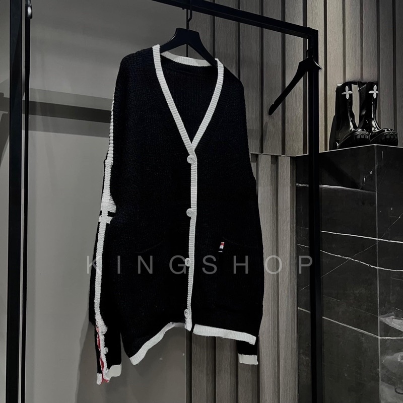 Áo Len Cadigan Thom Viền