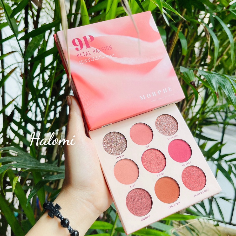 Bảng phấn mắt Morphe 9P Petal Passion 9 ô tone hồng đẹp mê TRANCI