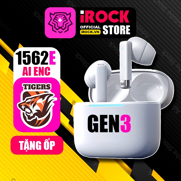 Tai nghe bluetooth iRock Gen2, Gen3 1562E - Bass Cực Mạnh