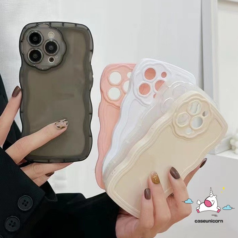 Ốp Điện Thoại TPU Mềm Trong Suốt Họa Tiết Hoa Cho iPhone 11 14 13 Pro Max XR X XS Max 7 8 14 Plus 7plus 11Pro 13Pro 14Pro Max