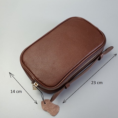 Ví cầm tay Clutch hộp kết hợp túi đeo chéo da mill