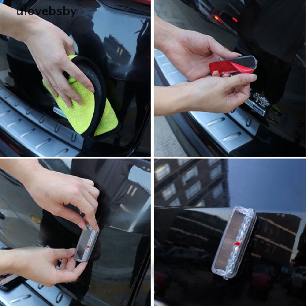 Ulovebsby Đèn Phanh Cảnh Báo Sử Dụng Năng Lượng Mặt Trời Gắn Đuôi Xe Tải