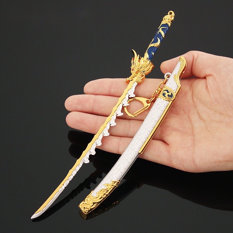 Mô hình Kiếm Rồng Vĩnh Kiếp Vô Gian Naraka Bladepoint Dài 22cm Kim Loại Cao Cấp Mô hình trưng bày trang trí