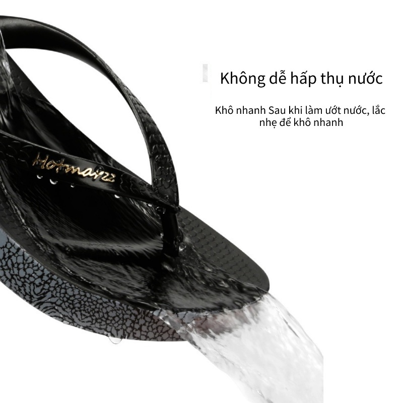 Hotmarzz Dép Xỏ Ngón dép xỏ ngón nữ đế cao 3cm  HM7053