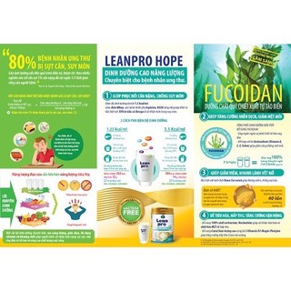 Sữa Lean Pro Hope dành cho ung thư, suy mòn