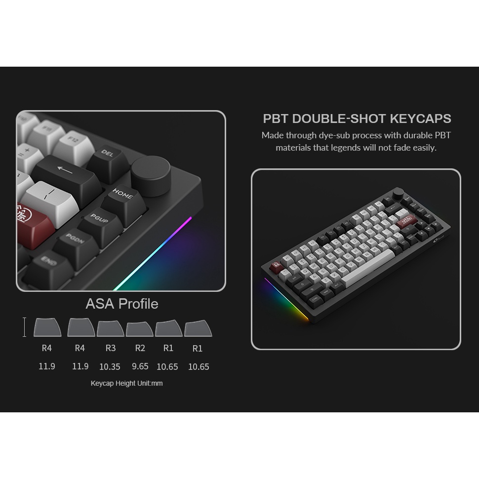 Bàn phím AKKO 5075B Plus Dracula Caslte_Mới, hàng chính hãng