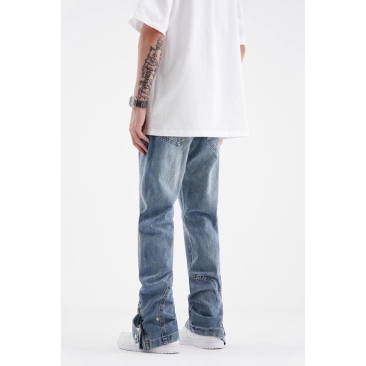 Quần jeans streestyle , quần jeans nút gài D1072, jeans đường phố