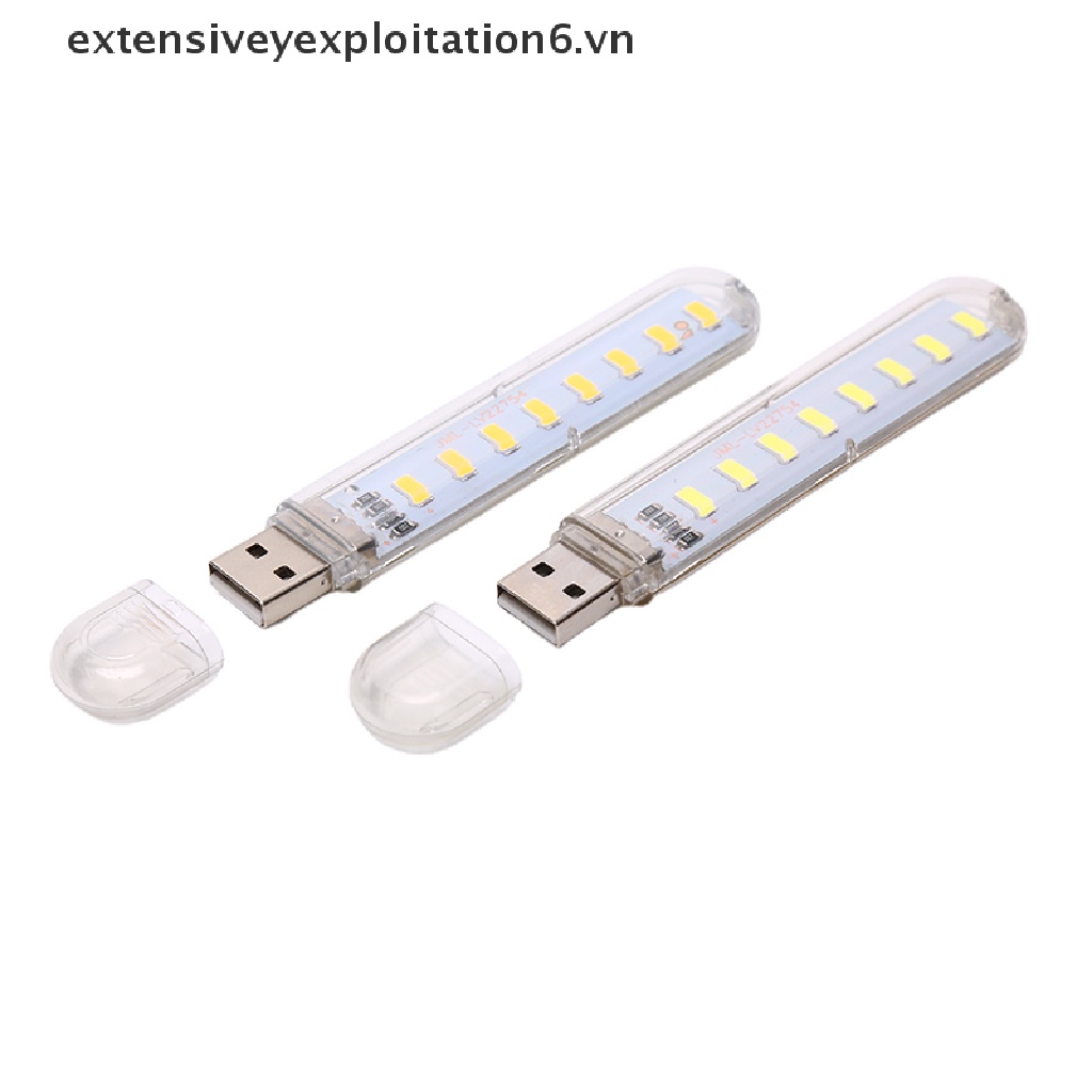 / / Ee / / Đèn Đọc Sách LED 8 Bóng SMD 5V Ánh Sáng Trắng Ấm