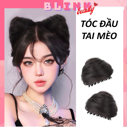 BÚI TÓC DẠNG KẸP NGOẶM HÌNH TAI MÈO PHONG CÁCH DOUYIN THỜI TRANG CÁ TÍNH XINH XẮN ĐÁNG YÊU